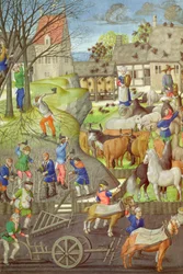 Ms 311, fol.41v Illustration zu den Georgica von Vergil, um 1500